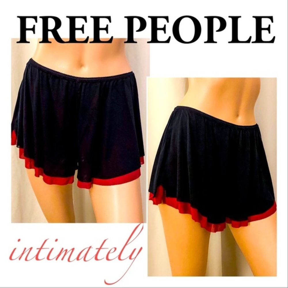 NEW Free People Intimately Layered Up Mesh Shorts $38 Size Small